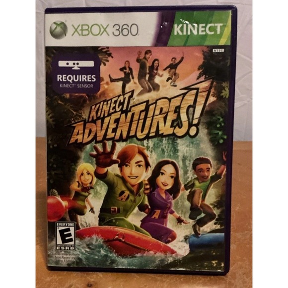 Other - Kinect Adventures! (Xbox 360 & Xbox One Compatible), Some Scratches, Not Tested